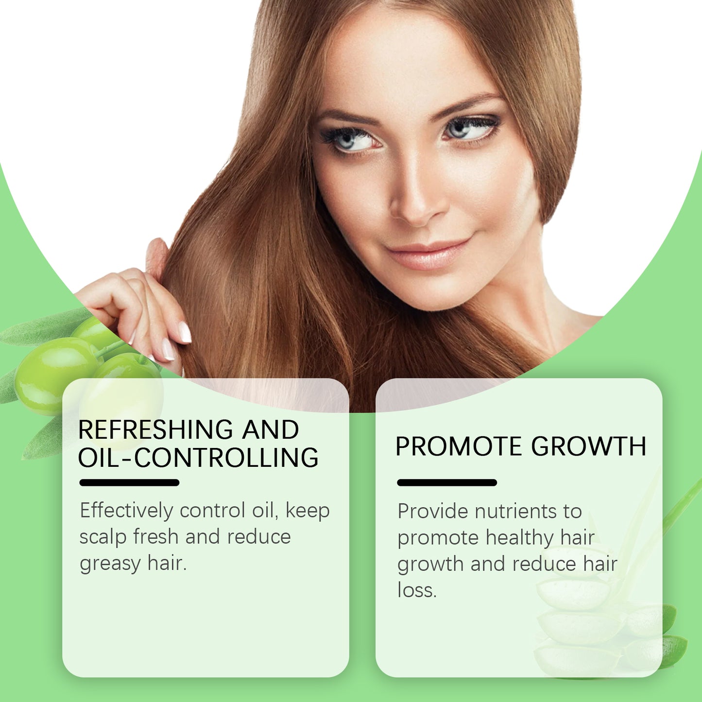 🪴🧼OUHOE Aloe Vera Hair Soap Bar – Deep Clean Scalp, Moisturize & Boost Hair Growth – Natural Oil Control & Nourishment🧼🪴