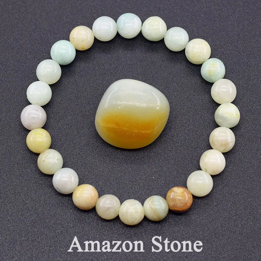 Geniune Natural Precious Stones Bead Bracelet Quartz [SELECTION]-ALOE WINGS STORE