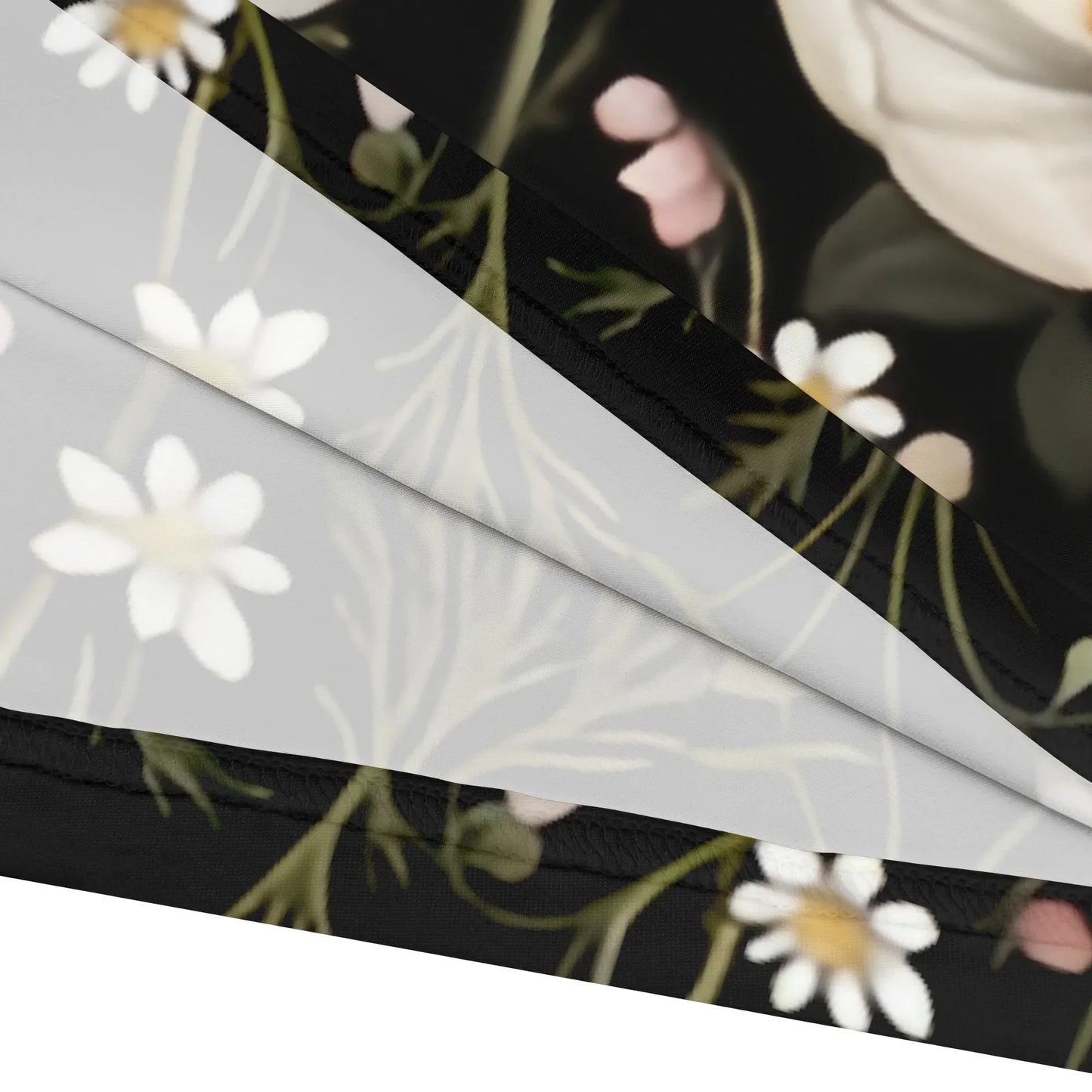 Flowery Patterns Wrap Maxi Dress | 3/4 Sleeves Fashion Dress