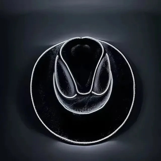 LED Light-Up Cowboy & Cowgirl Hat – Luminous Western Party Cap for Dancing, Dress-Up & Festivals