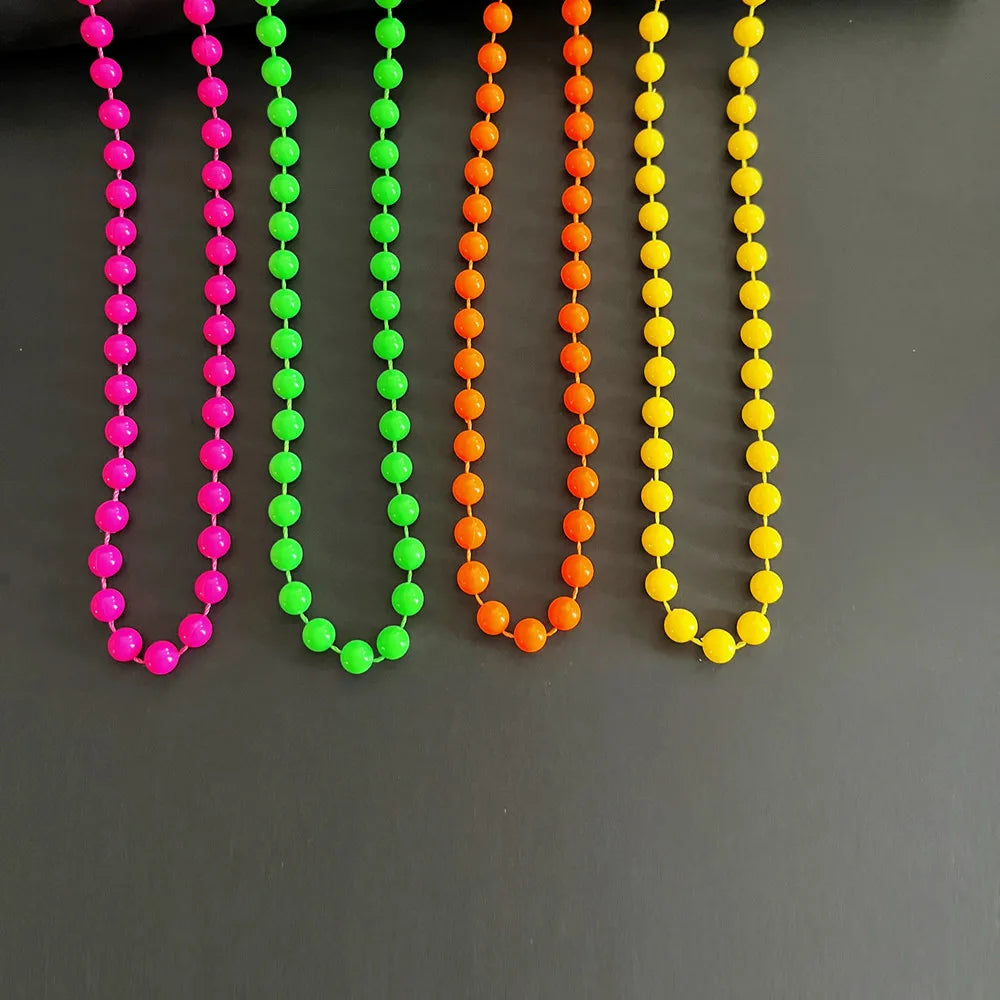 UV Glow Party Accessories Set – Neon Hat, Glasses, Bracelet, Necklace & Gloves for Birthday, Wedding & Festival Dress-Up Decor