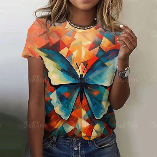 Lumious Butterfly T-Shirt [SELECTION]-ALOE WINGS STORE