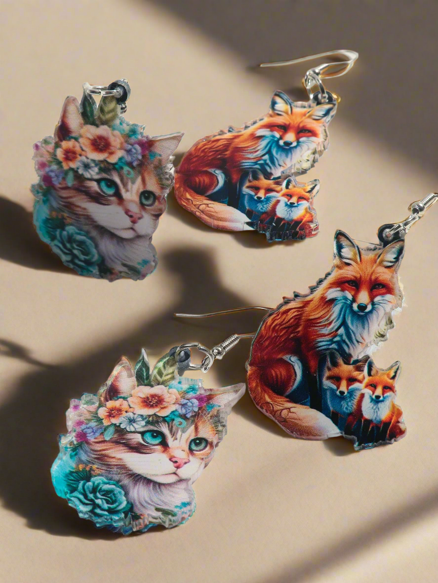 Animals Dangle Drop Earrings Collection - ALOE WINGS STORE