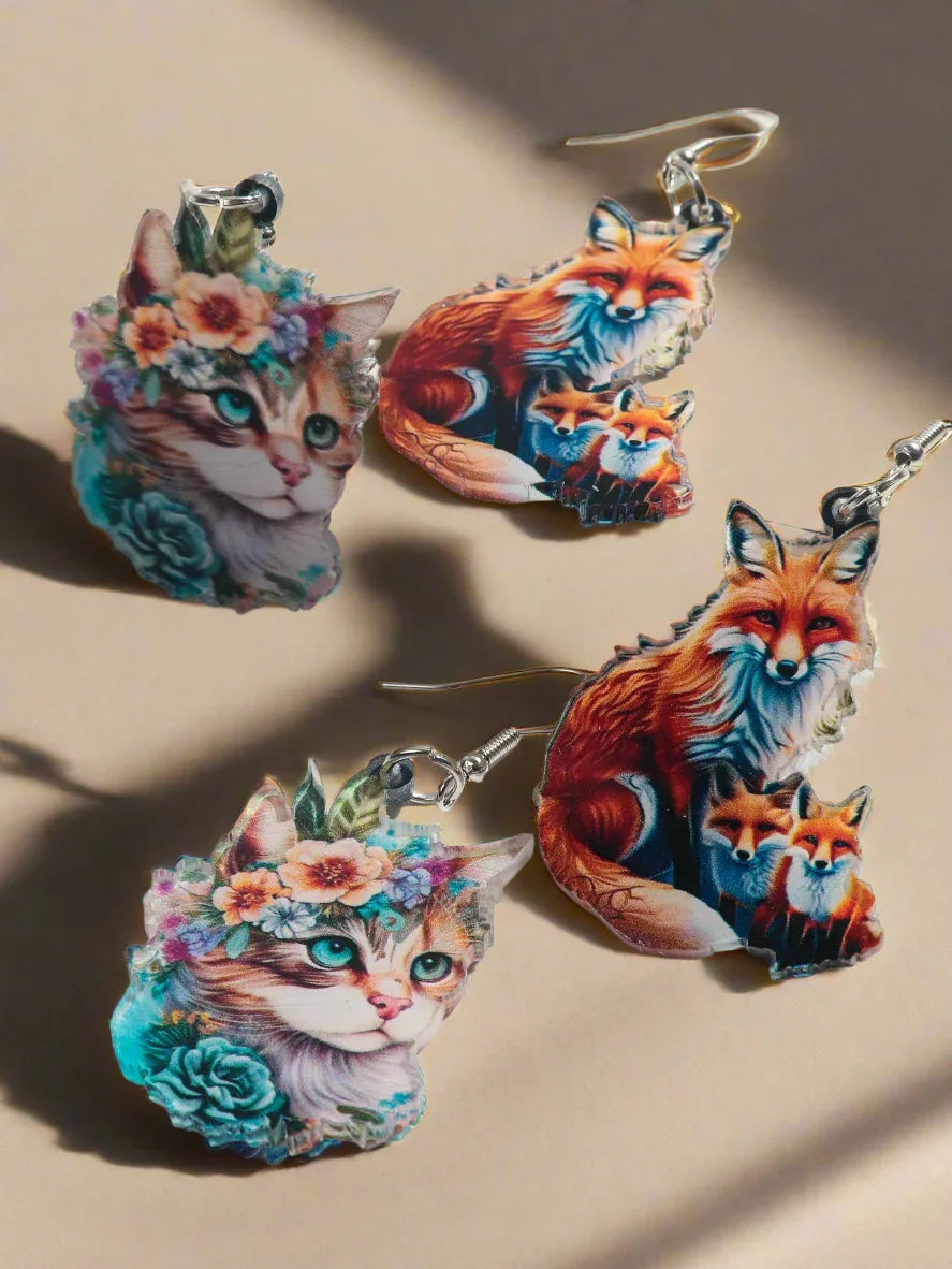 Animals Dangle Drop Earrings Collection - ALOE WINGS STORE