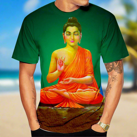 1.Buddha 3D T-Shirt Collection - ALOE WINGS STORE