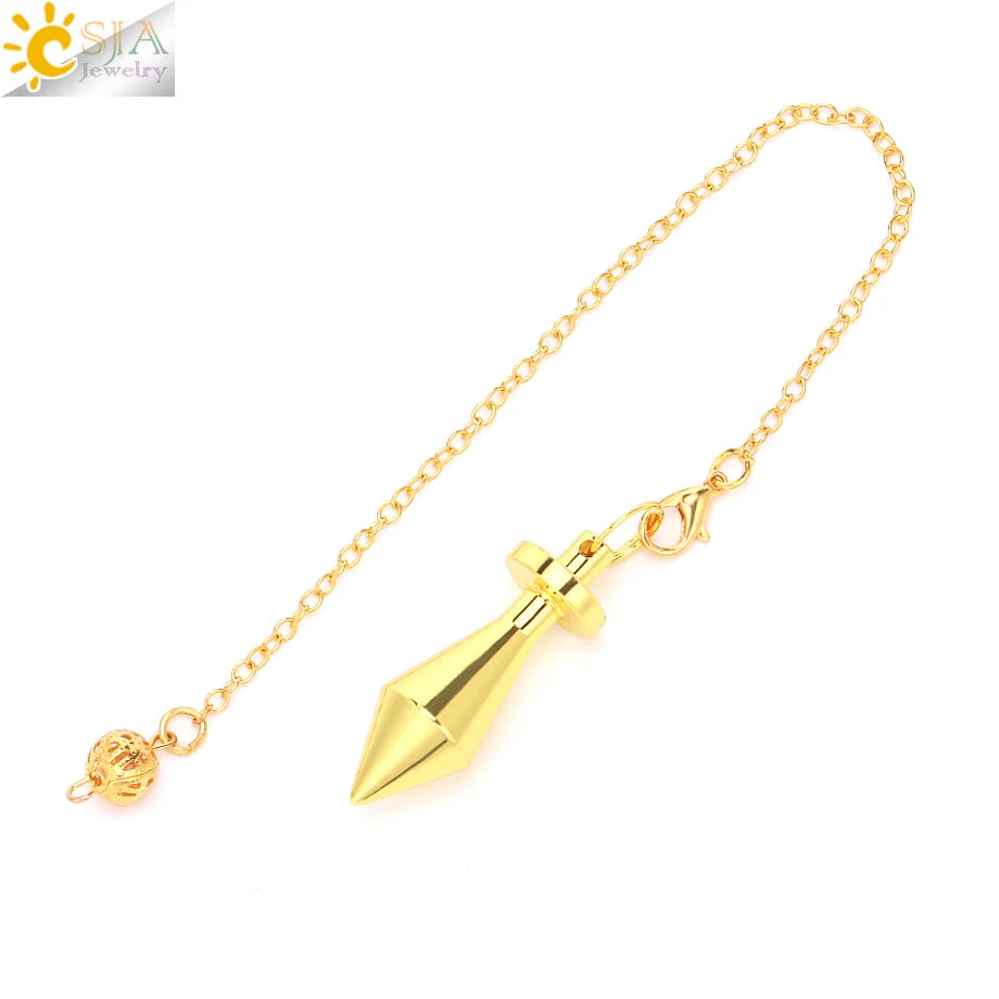Metal Pendulum for Dowsing SELECTION-ALOE WINGS STORE