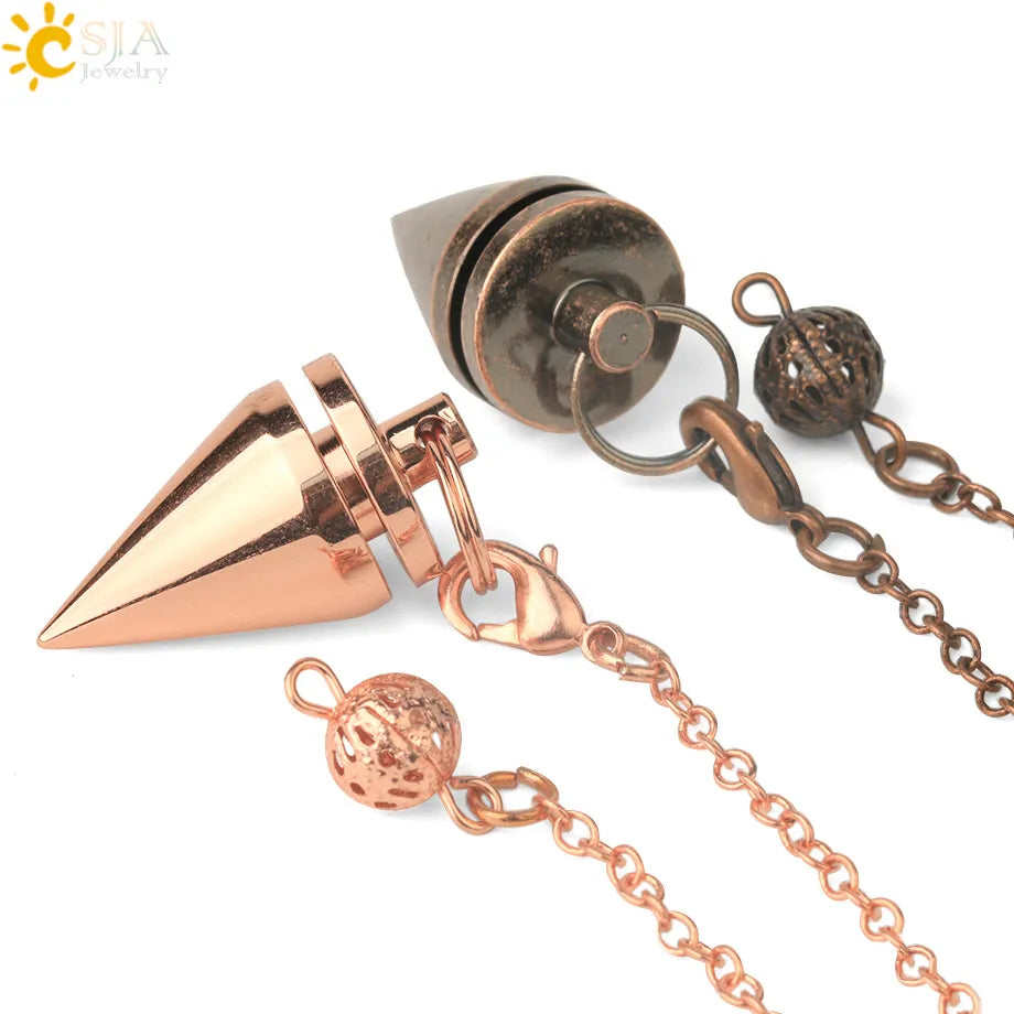 Metal Pendulum for Dowsing SELECTION-ALOE WINGS STORE