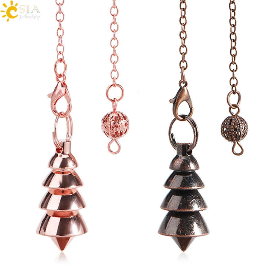 Metal Pendulum for Dowsing SELECTION-ALOE WINGS STORE