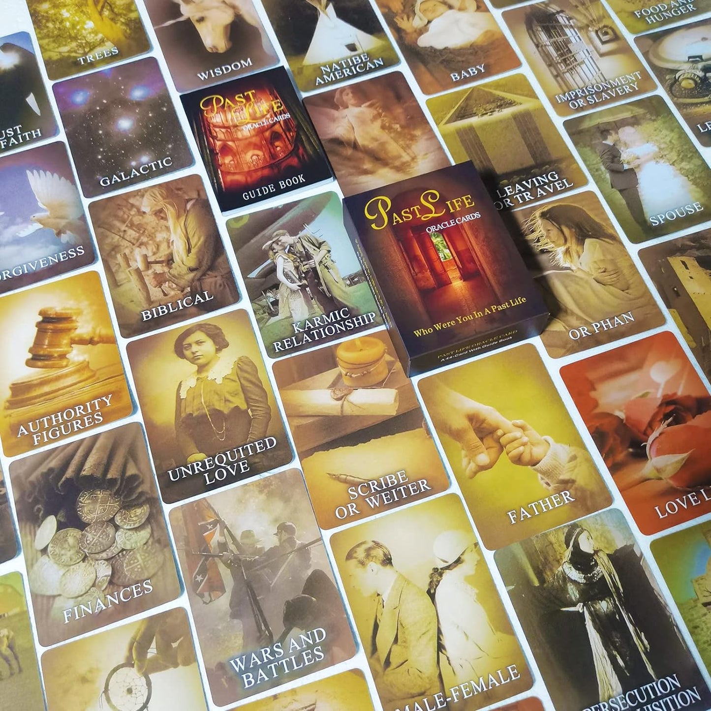 Past Life Oracle Cards with Guidebook - ALOE WINGS STORE