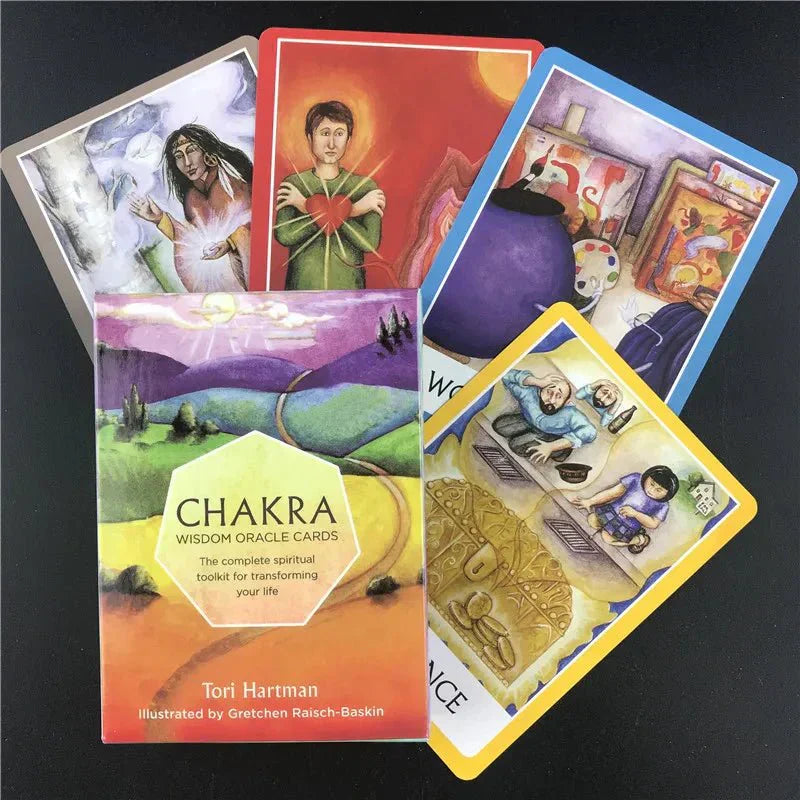 The Chakra Wisdom Oracle Cards By Tori Hartman - ALOE WINGS STORE