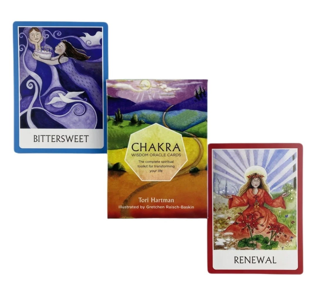 The Chakra Wisdom Oracle Cards By Tori Hartman - ALOE WINGS STORE