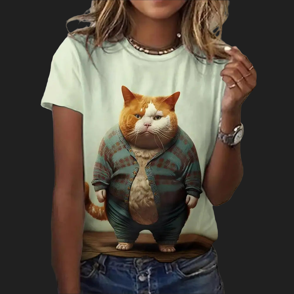 Cute Animal Animation Casual Unisex T-shirts (S-5XL) - ALOE WINGS STORE