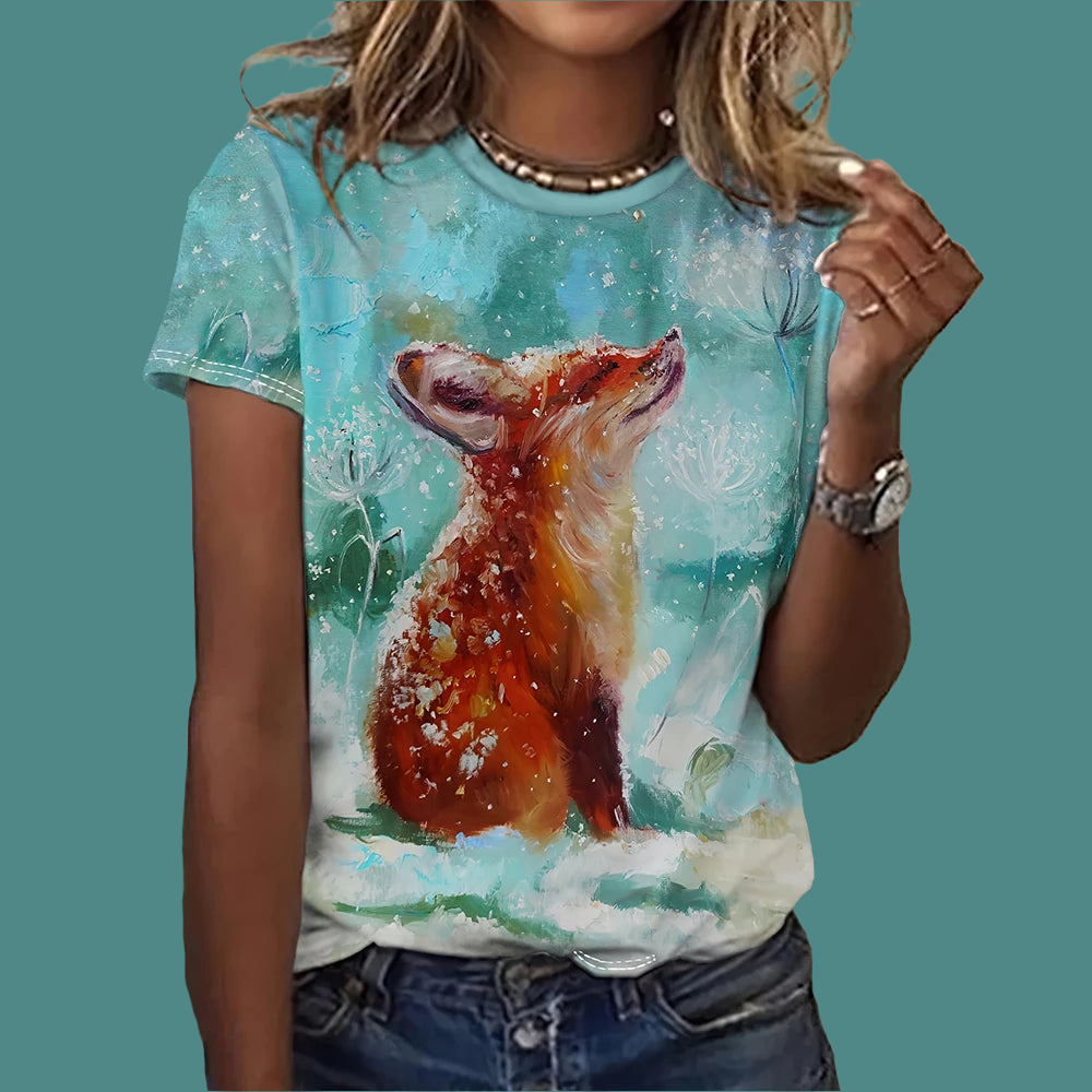 Funny Animal Animation Casual T-Shirts (S-3XL) - ALOE WINGS STORE