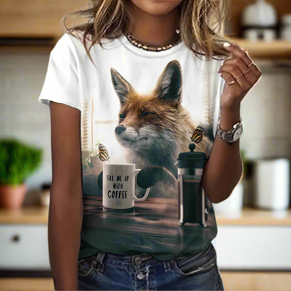 Funny Animal Animation Casual T-Shirts (S-3XL) - ALOE WINGS STORE