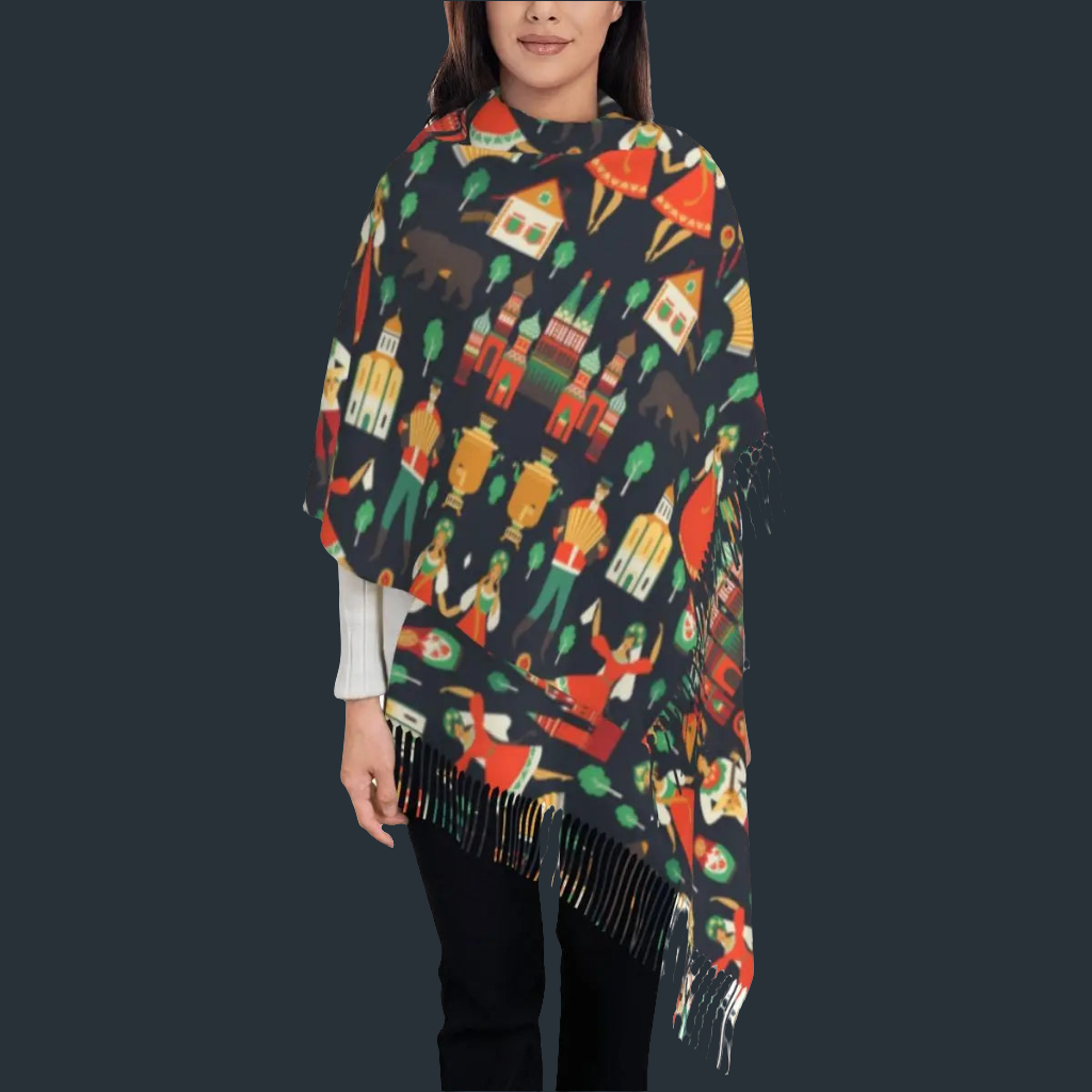 Matryoshka Doll Shawls - ALOE WINGS STORE