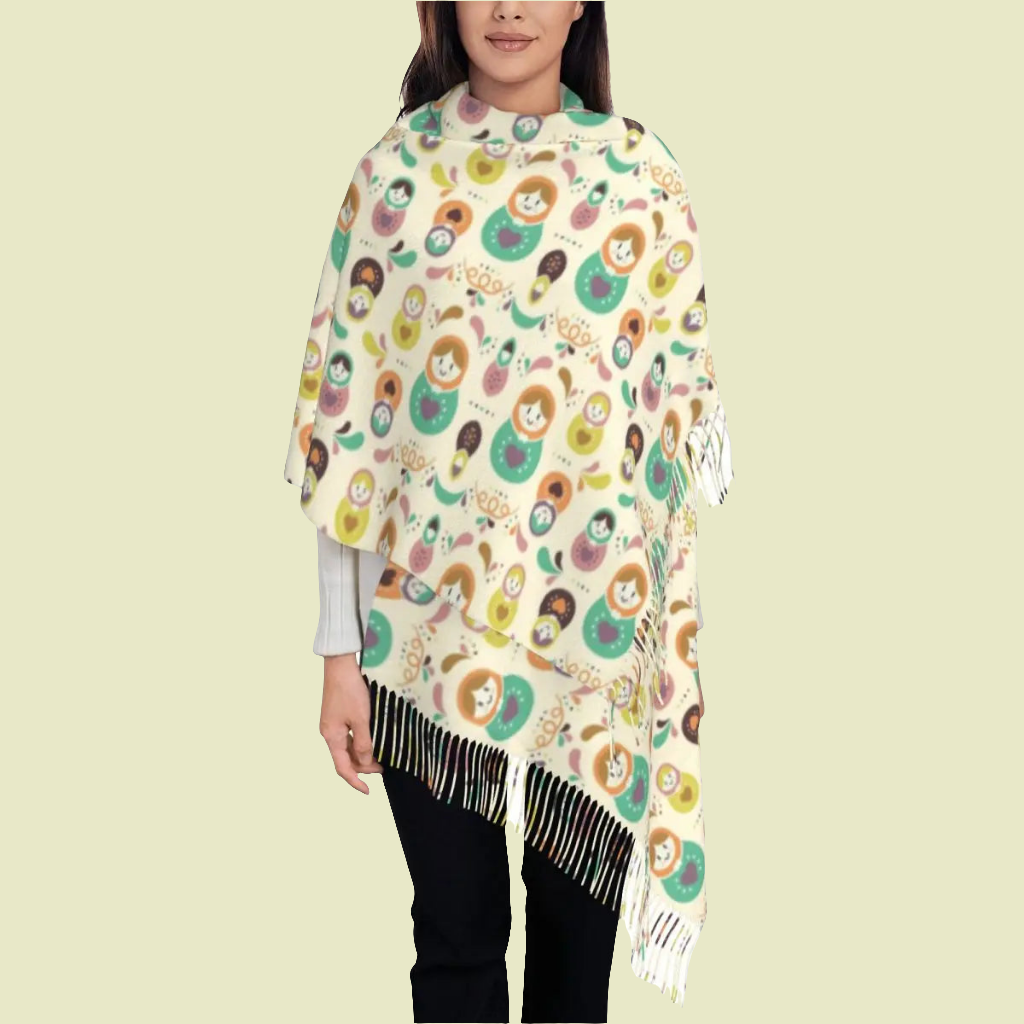Matryoshka Doll Shawls - ALOE WINGS STORE