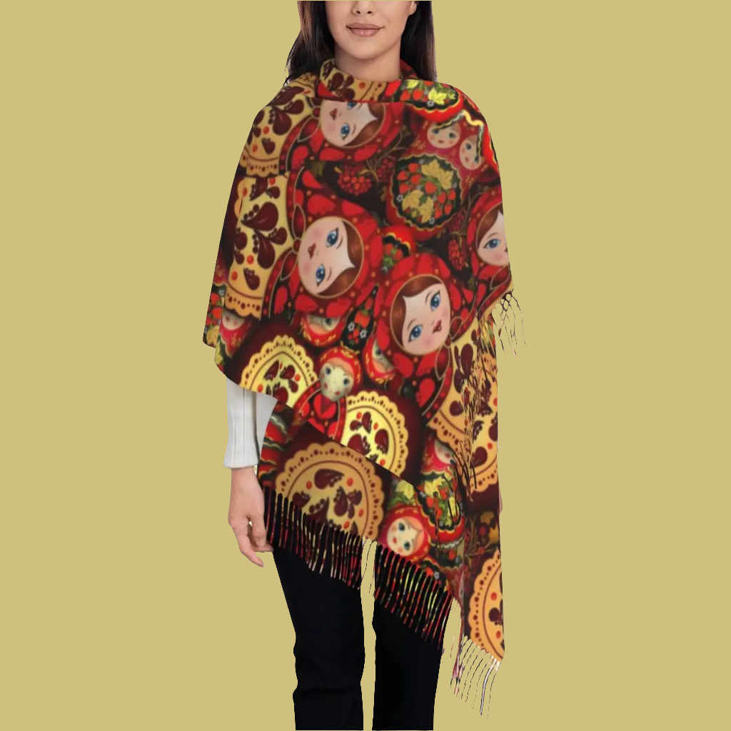 Matryoshka Doll Shawls - ALOE WINGS STORE