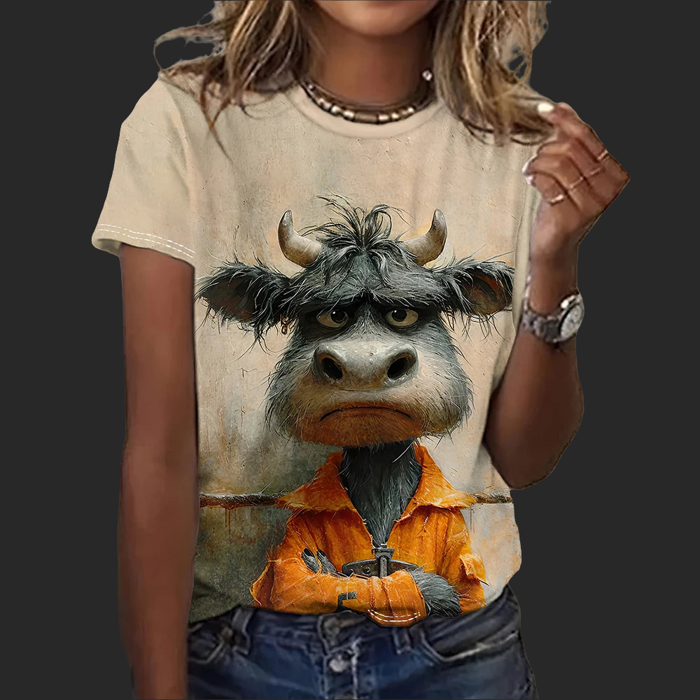 Funny Animal Animation Casual T-Shirts (S-3XL) - ALOE WINGS STORE