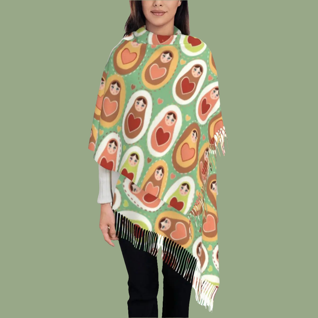 Matryoshka Doll Shawls - ALOE WINGS STORE