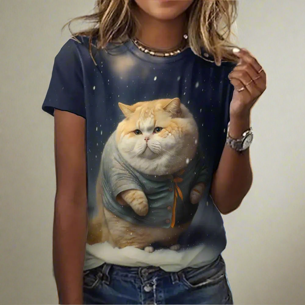 Cute Animal Animation Casual Unisex T-shirts (S-5XL) - ALOE WINGS STORE