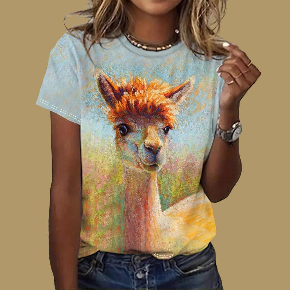 Funny Animal Animation Casual T-Shirts (S-3XL) - ALOE WINGS STORE