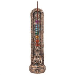 Buddha and Chakra Incense Stick Holder-ALOE WINGS STORE