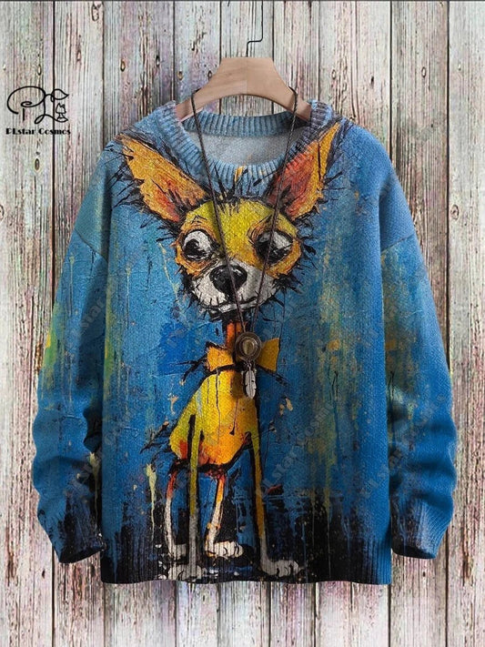 Comical Animal Sweater [SELECTION]-ALOE WINGS STORE