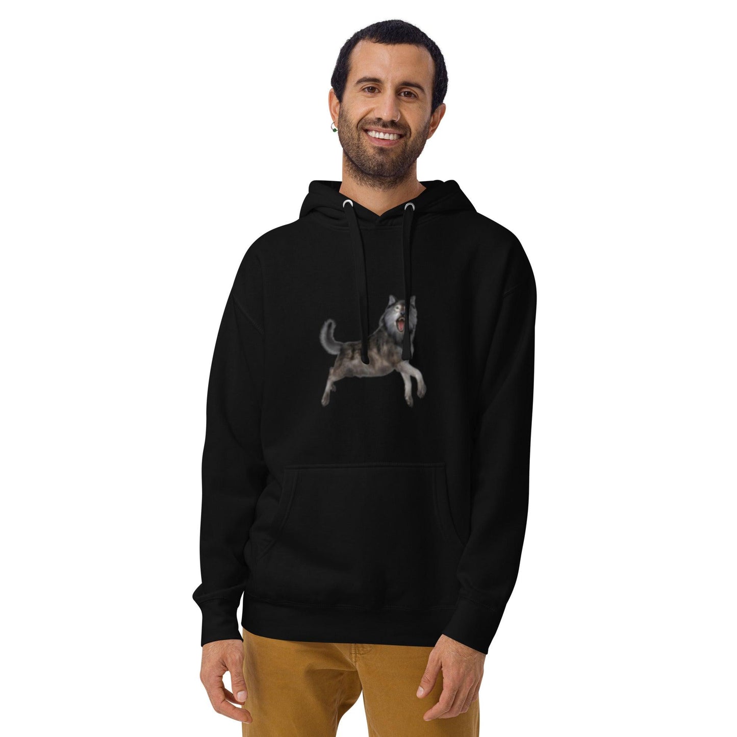 Crazy Wolf Unisex Hoodie - ALOE WINGS STORE