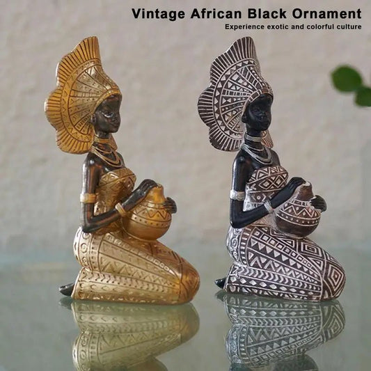 Decorative Tribal African Women Figurines [SELECTION]-ALOE WINGS STORE