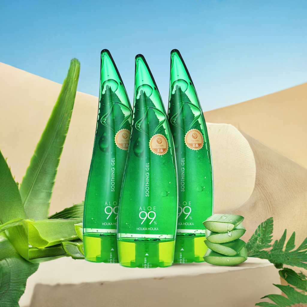 250ml Gel Infused with Aloe Vera, Perfect for Post-Sun Moisturising and Acne Care - ALOE WINGS STORE