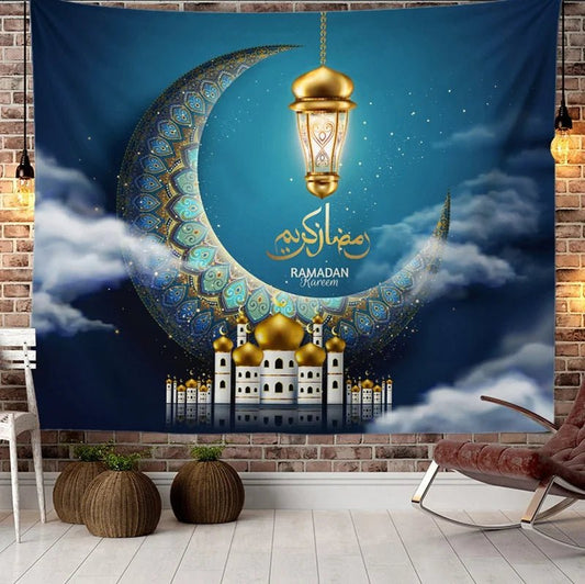 Islamic Ramadan Wall Hanging Tapestry-ALOE WINGS STORE