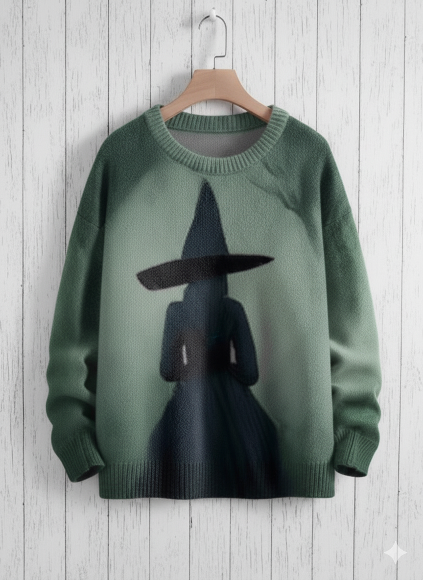 1.3D Printed Halloween Ugly Sweaters: Unisex Casual Winter Warm Pullovers - Skulls, Witches, Cats & More!