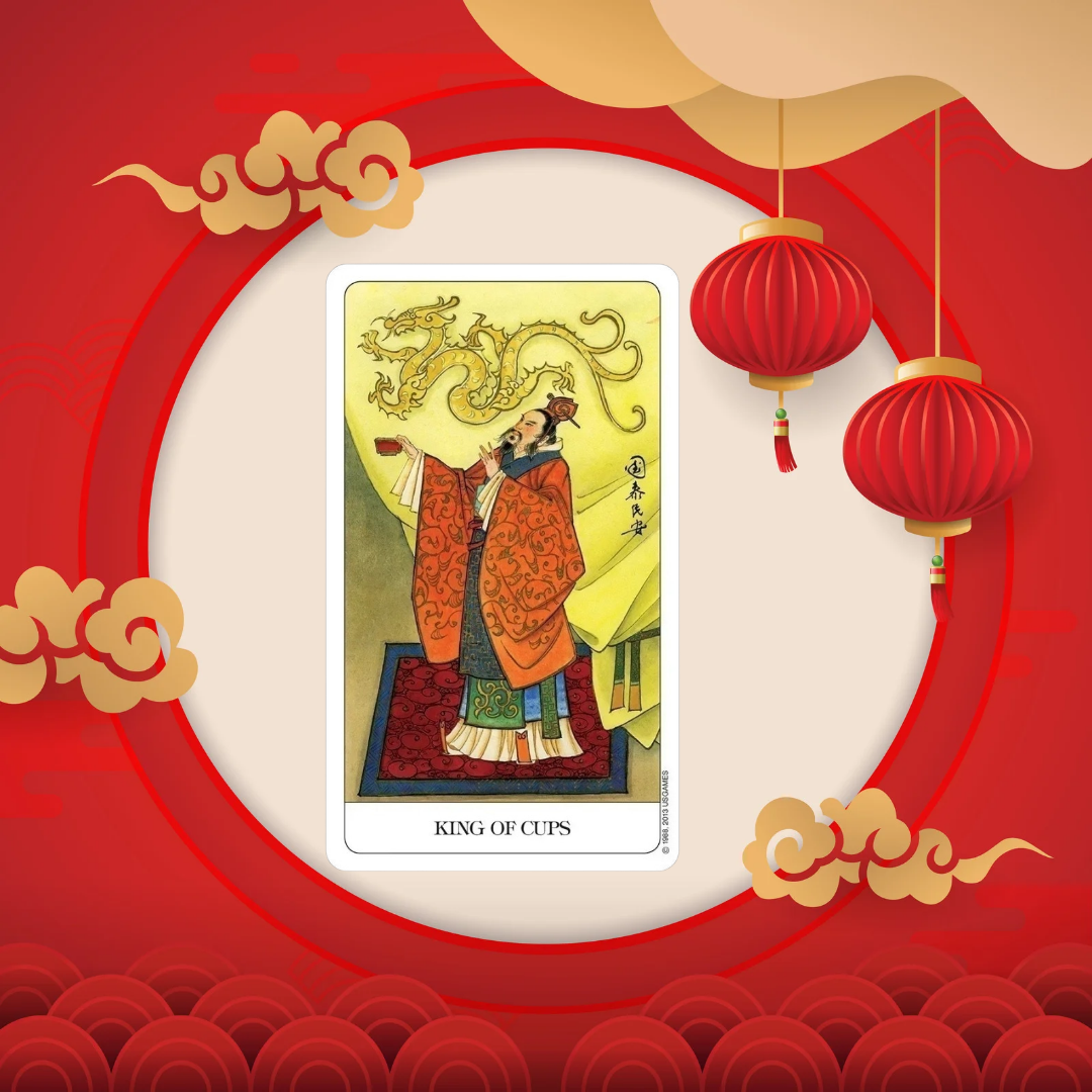 Back Design of Chinese Tarot Cards – Traditional Pattern