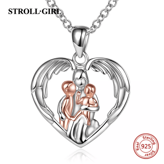 Silver Sterling Mother and Child / Children Pendant  Selection-ALOE WINGS STORE