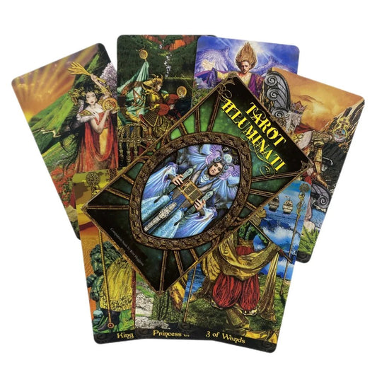 Tarot Illuminati Cards (78 Cards)-ALOE WINGS STORE