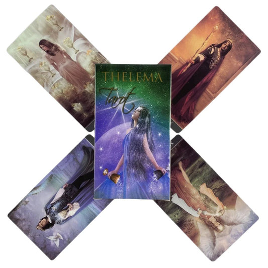 Thelema Tarot Cards  (78 Cards)-ALOE WINGS STORE
