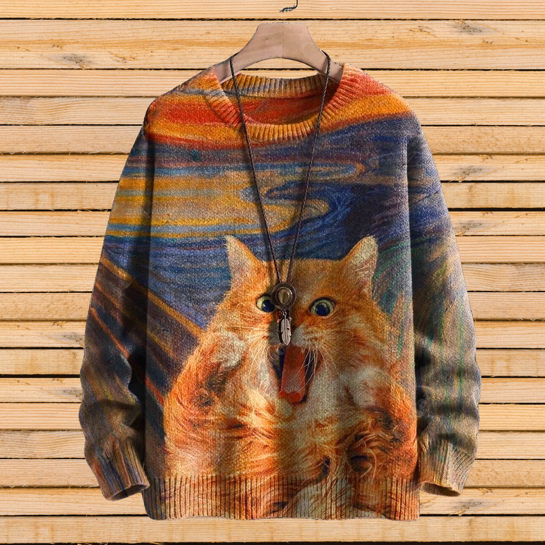 Art Nouveau Animal Sweater [SELECTION] - ALOE WINGS STORE