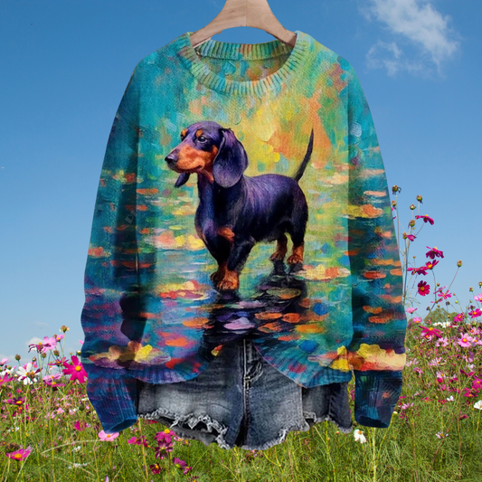 Adorable Unisex Sweater Collection with Dog Patterns - Ltd Time Only!