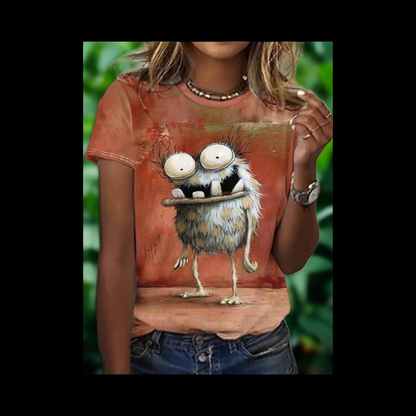 Unisex Casual T-Shirts with Funny 3D Animal Designs Collection