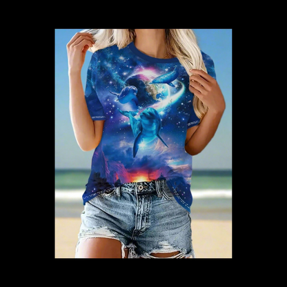 Unisex Casual T-Shirts with Funny 3D Animal Designs Collection