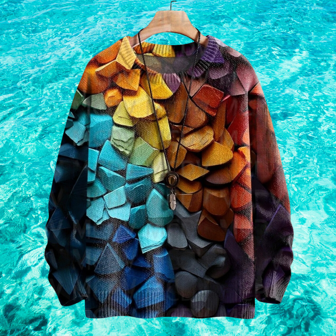 Unisex Multicolour Art Sweater [SELECTION] - ALOE WINGS STORE