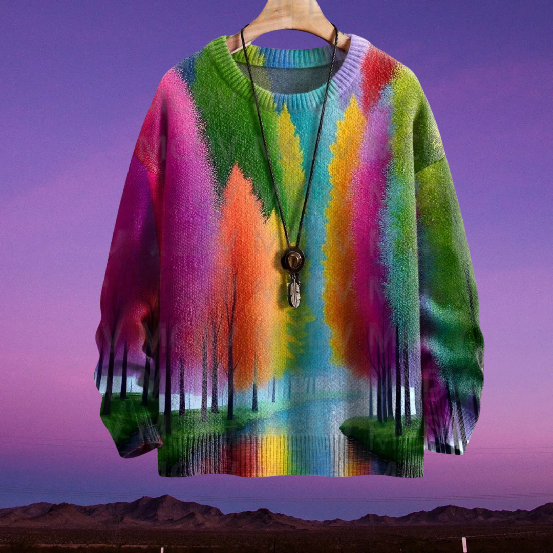 Unisex Multicolour Art Sweater [SELECTION] - ALOE WINGS STORE