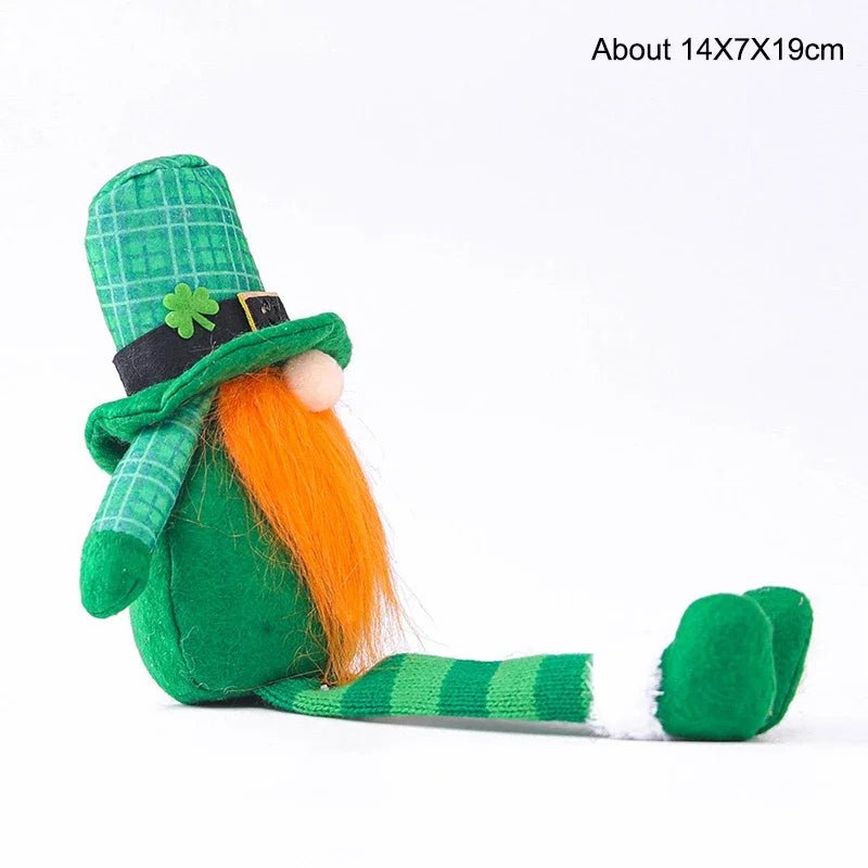 22 Styles St Patrick's Day Decorations Plush Gnome Green Faceless Doll Irish Day Party Decor Saint Patrick Ornaments Irish Gifts - ALOE WINGS STORE