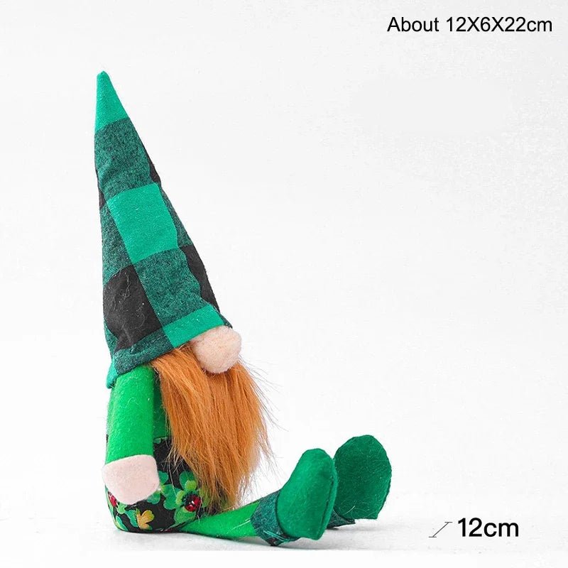 22 Styles St Patrick's Day Decorations Plush Gnome Green Faceless Doll Irish Day Party Decor Saint Patrick Ornaments Irish Gifts - ALOE WINGS STORE