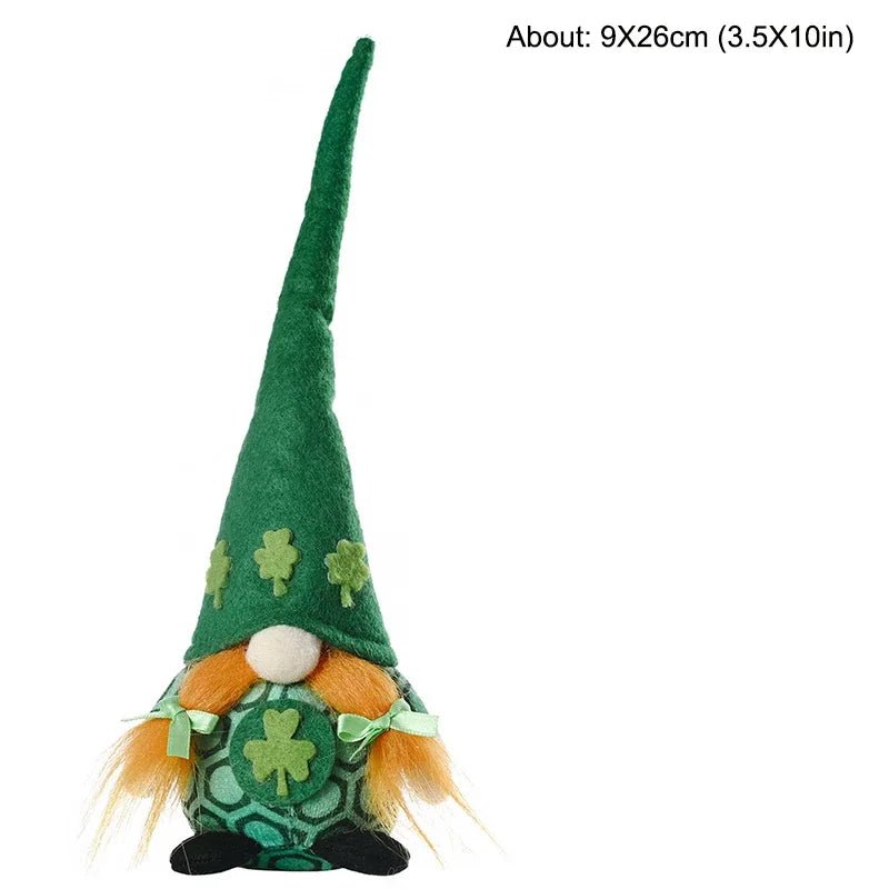 22 Styles St Patrick's Day Decorations Plush Gnome Green Faceless Doll Irish Day Party Decor Saint Patrick Ornaments Irish Gifts - ALOE WINGS STORE