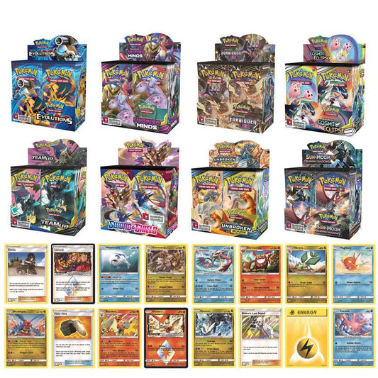 324 Booster Card Packs Pokémon Board Game Battle Cards 