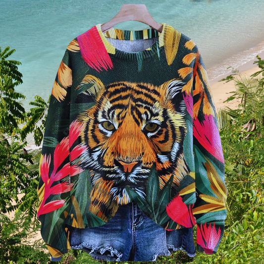 Stylish Wild Animals Casual Sweaters [SELECTION]