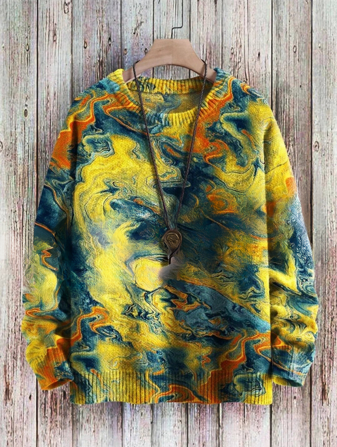 Colourful Abstract Art Sweater Selection - ALOE WINGS STORE