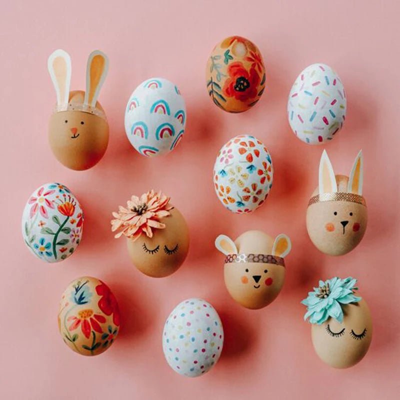 50pcs Easter DIY Decoration Foam Eggs-ALOE WINGS STORE