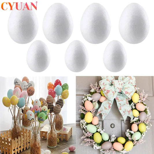 50pcs Easter DIY Decoration Foam Eggs-ALOE WINGS STORE